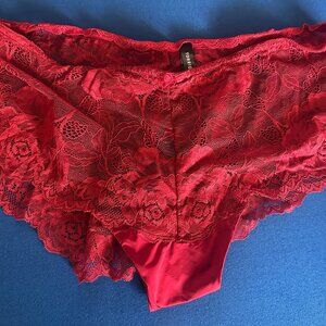 2 pairs of sexy red Torrid Curve size 1 panties - see details in description!